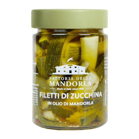 FILETTI DI ZUCCHINA IN OLIO DI MANDORLA 320g