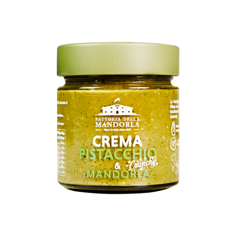 CREMA PISTACCHIO CRUNCHY-MANDORLA E PISTACCHIO 200g -GAS