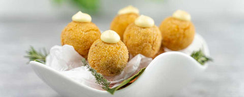 Arancini vegani con Mandonese