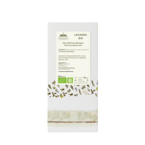 lavanda bio 100g — retro etichetta