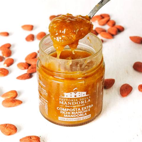 COMPOSTA EXTRA  FICHI BIANCHI E  MANDORLA - 240g