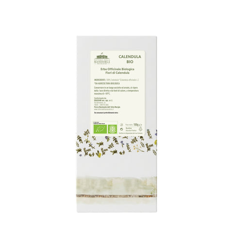calendula bio 100g — retro etichetta