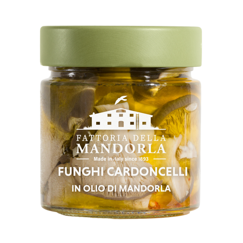 FUNGHI CARDONCELLI  IN OLIO DI MANDORLA 220g - GAS