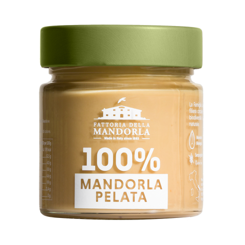 Crema 100% Mandorla Pelata 200 g inclusa con Mandoro