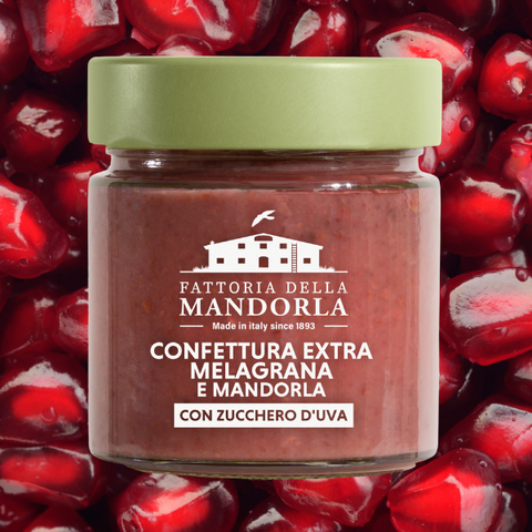 CONFETTURA EXTRA MELAGRANA E MANDORLA 230g