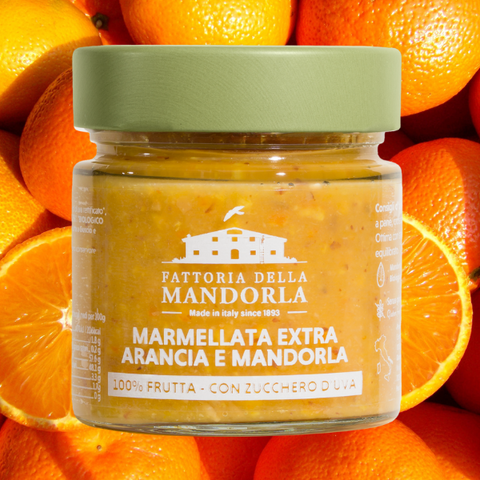 MARMELLATA EXTRA ARANCIA E MANDORLA 230g - GAS