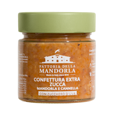 CONFETTURA ZUCCA, CANNELLA E MANDORLA BIO - 230g
