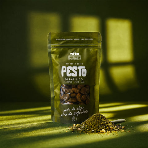 Mandorla chips Pesto