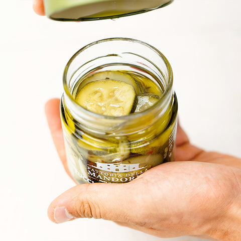 ZUCCHINA A RONDELLE IN OLIO DI MANDORLA 210g